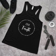 Load image into Gallery viewer, Mom Life Live Faith Racerback Tank