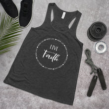 Load image into Gallery viewer, Mom Life Live Faith Racerback Tank